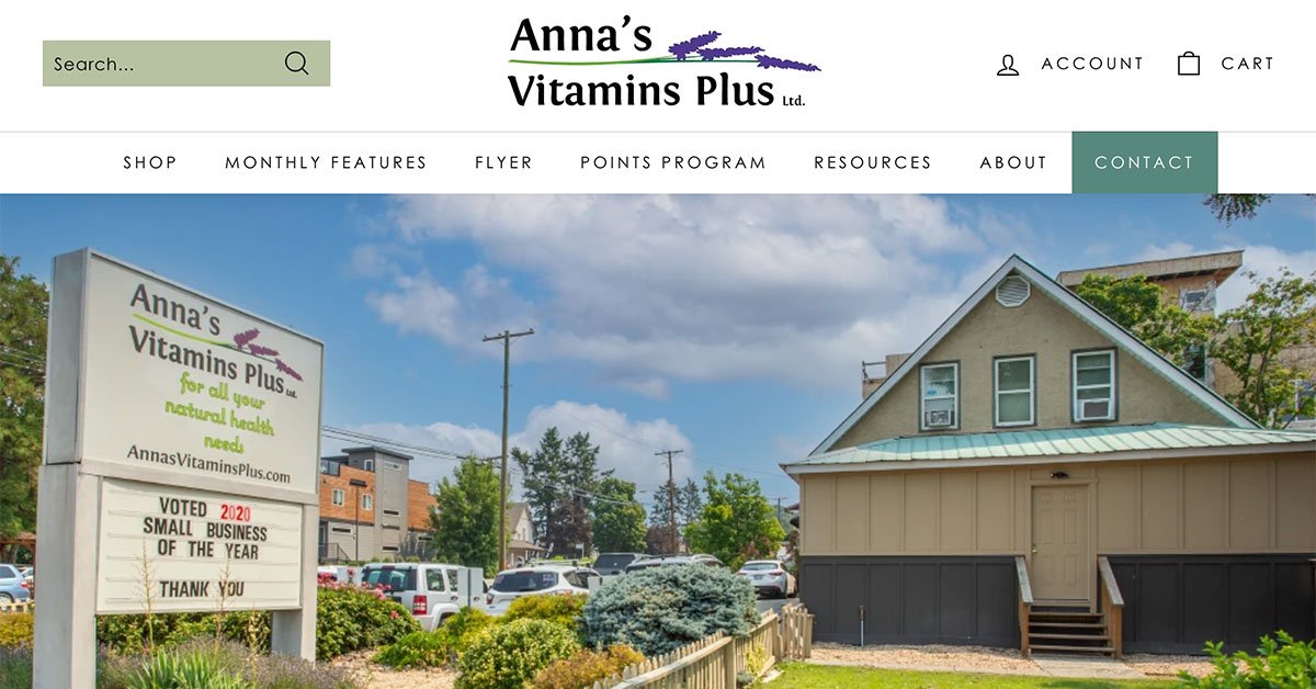 Anna's Vitamins Plus Vitamins, Supplements & Herbs BC & Alberta