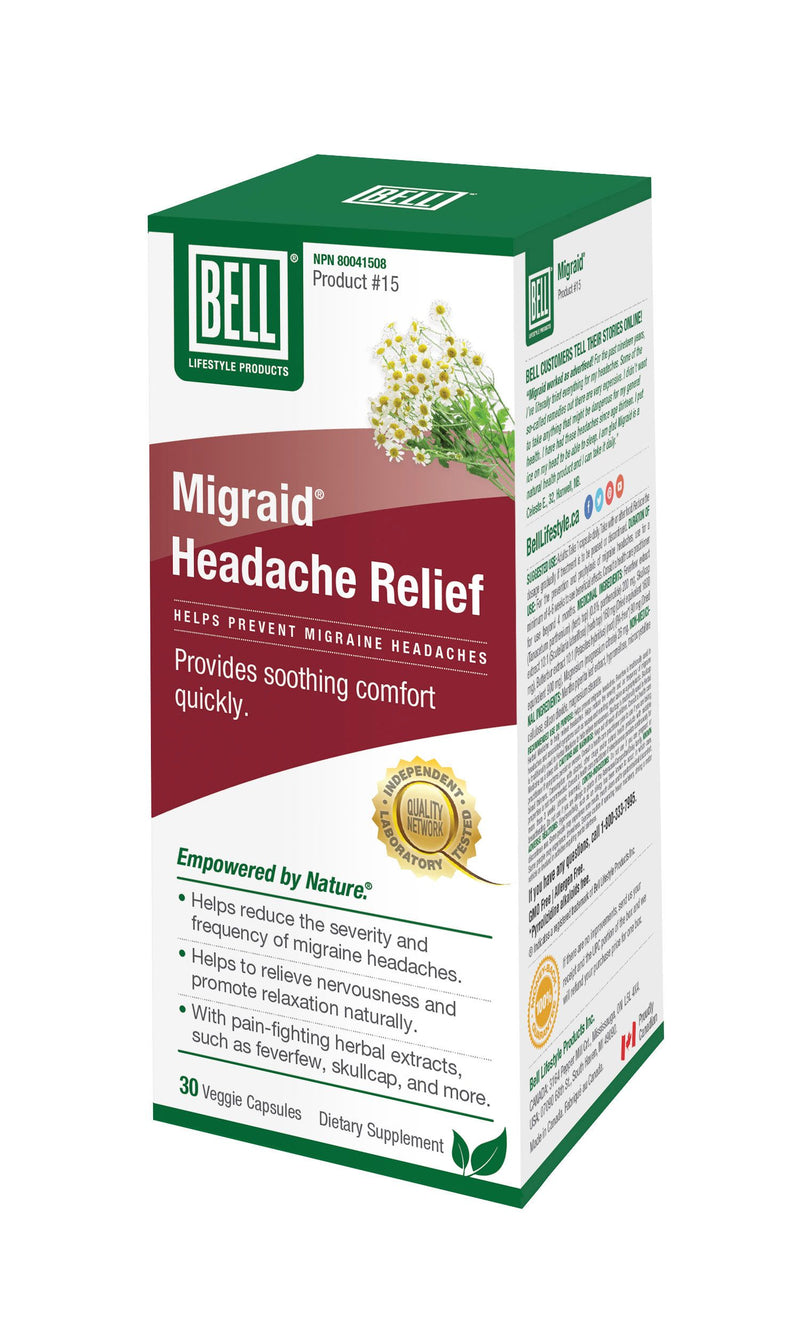 Bell Migraid Headache Relief 30 caps