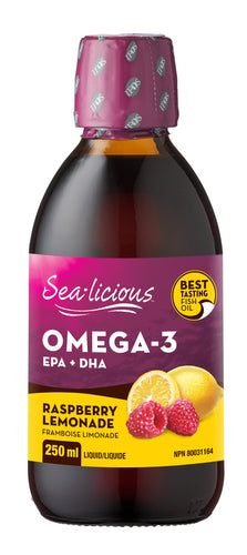 Sea-Licious Omega 3 250ml - Raspberry Lemonade