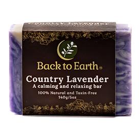 Back To Earth Soap Bar - Country Lavender
