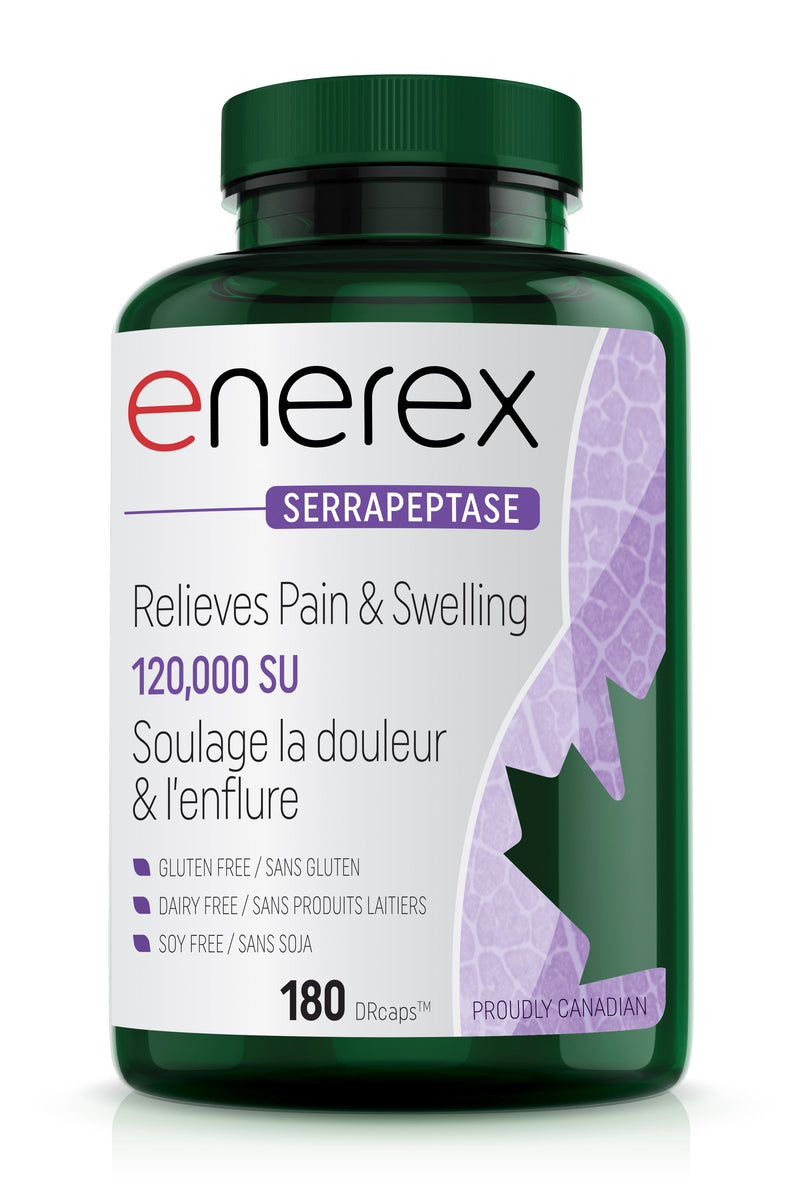 Enerex Serrapeptase 120,000 SU 180 caps