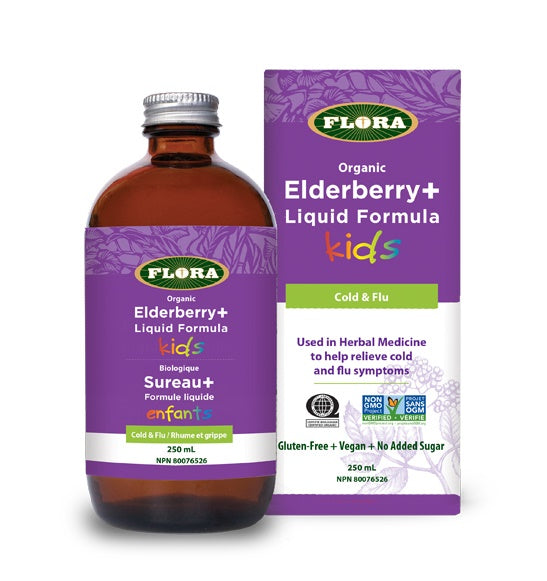 Flora Elderberry + Liquid Kid&
