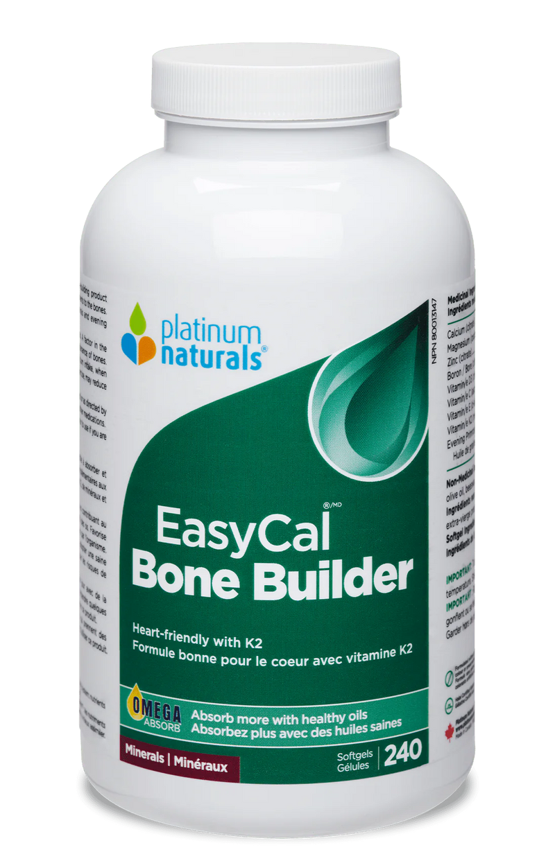 Platinum Naturals EasyCal Bone Builder 240 softgels