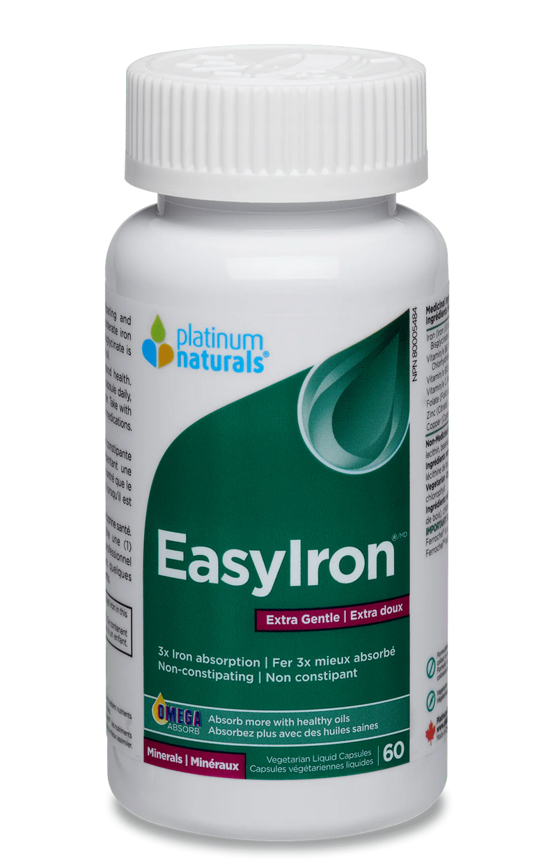 Platinum Naturals EasyIron 60 softgels - Extra Gentle