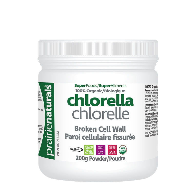 Prairie Naturals Organic Chlorella 200g