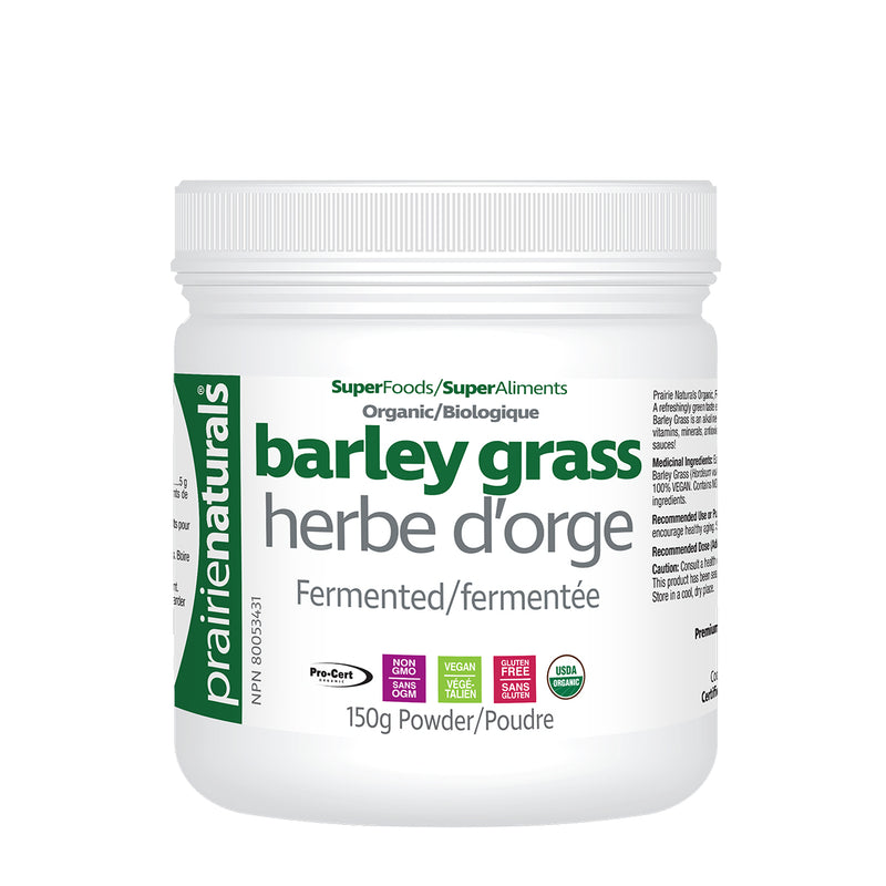 Prairie Naturals Organic Fermented Barley Grass 150g