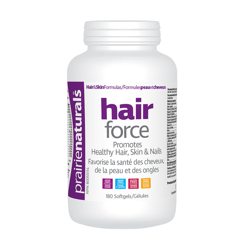 Prairie Naturals Hair Force 180 softgels