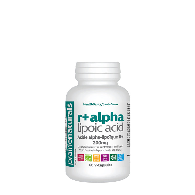 Prairie Naturals R+Alpha Lipoic Acid 60 caps