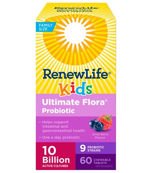 Renew Life Ultimate Flora Kids 10 Billion 60 tabs