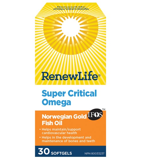 Renew Life Super Critical Omega 30 softgels