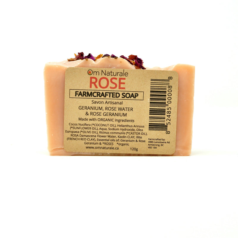 Om Naturale Soap Bar - ROSE