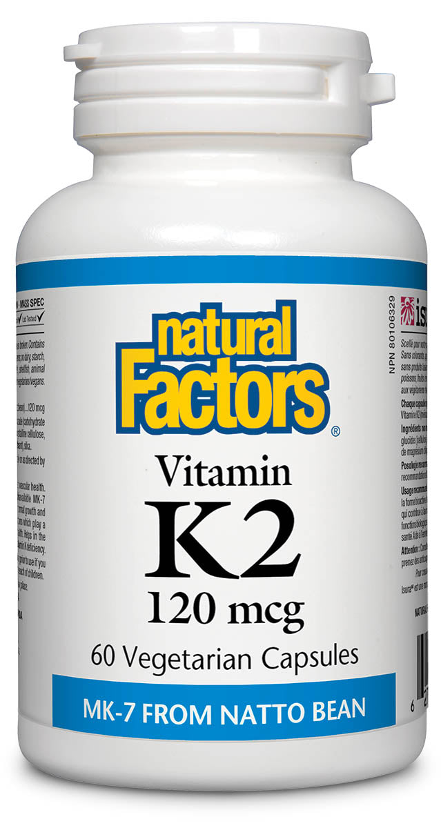Natural Factors Vitamin K2 60 capsules