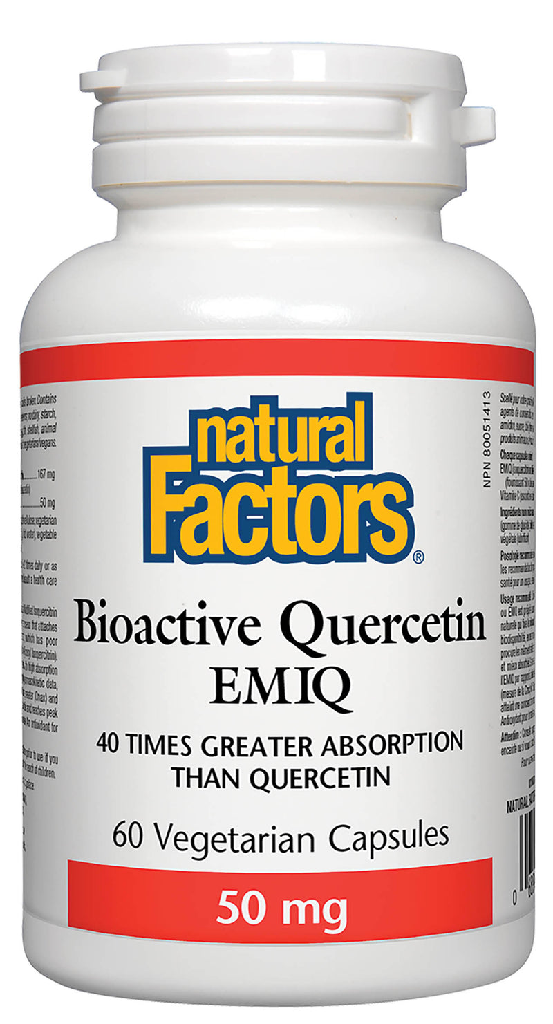 Natural Factors Bioactive Quercetin EMIQ 50mg 60 capsules