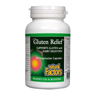 Natural Factors Gluten Relief 90 Capsules