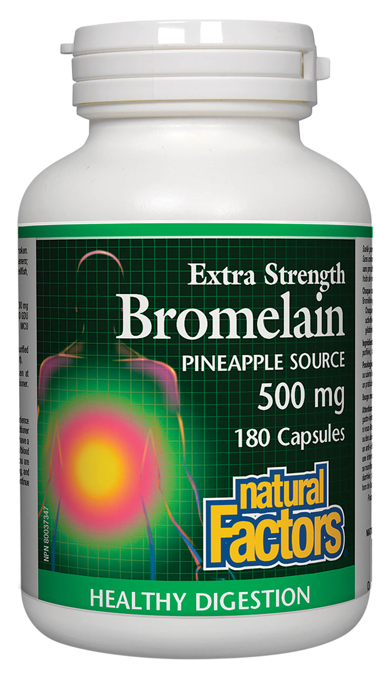 Natural Factors Bromelain 180 capsules