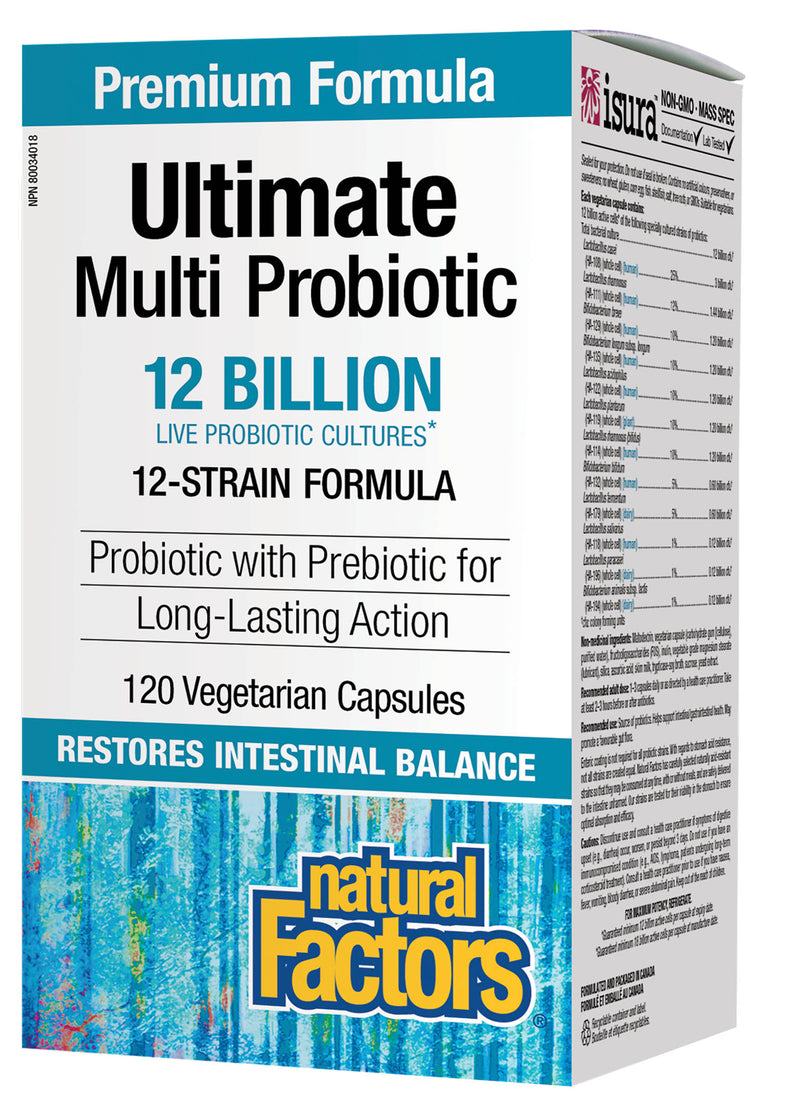Natural Factors Ultimate Multi Probiotic 120 capsules