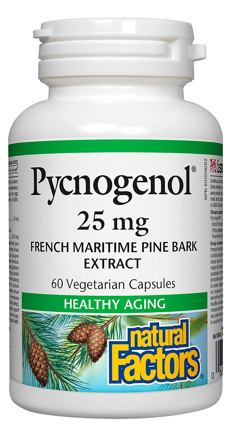 Natural Factors Pycnogenol 25mg 60 capsules