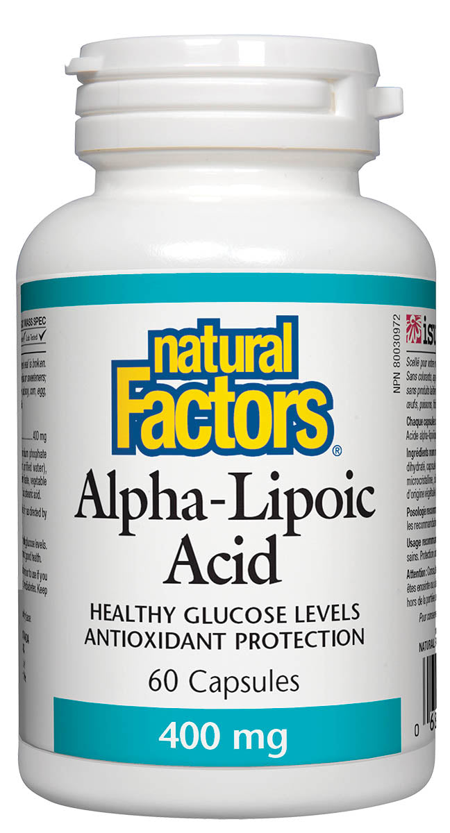 Natural Factors Alpha Lipoic Acid 60 capsules