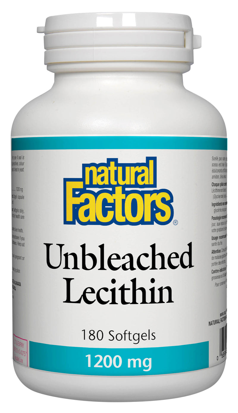 Natural Factors Lecithin 180 softgels