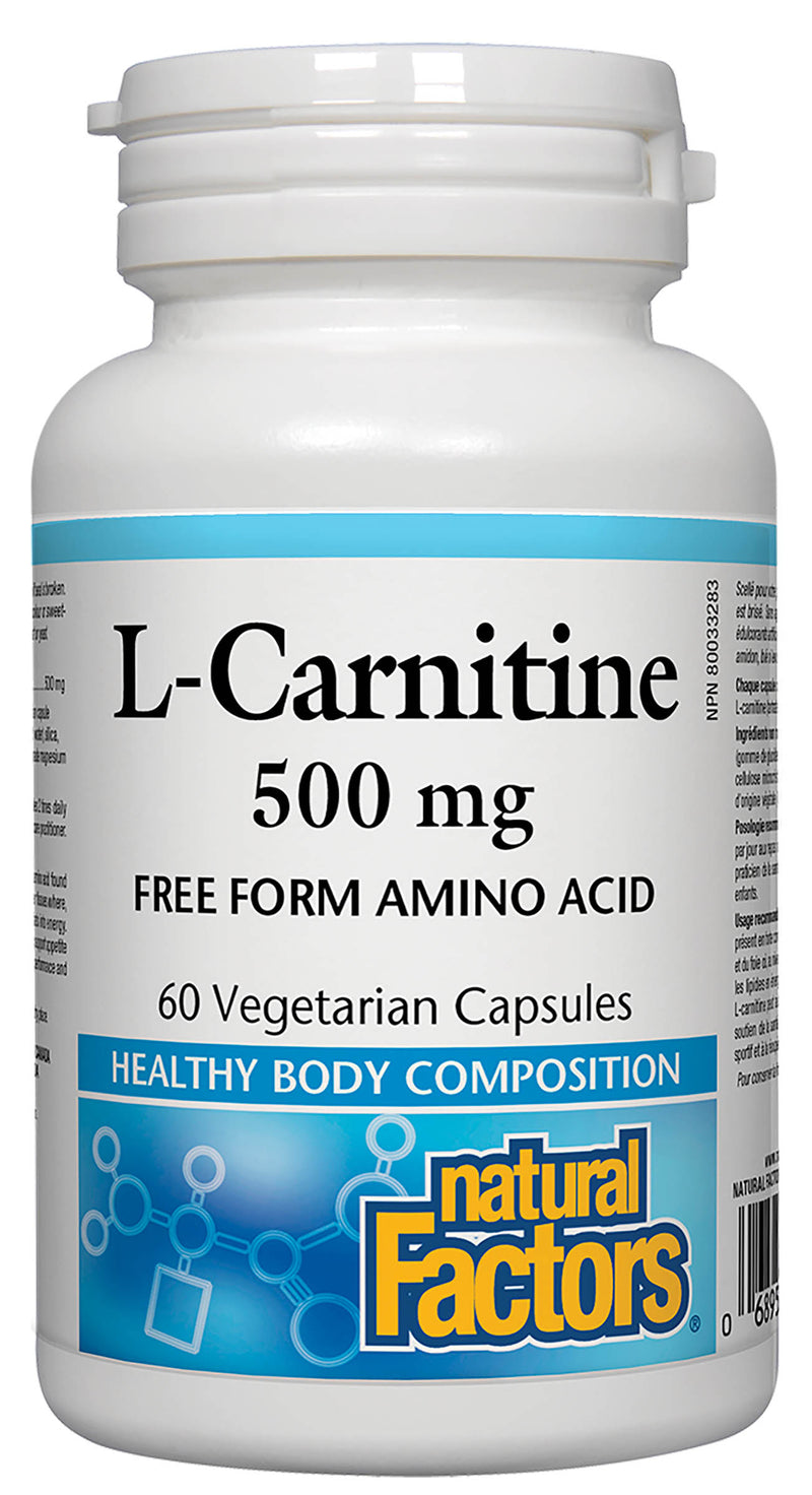 Natural Factors L-Carnitine 60 capsules