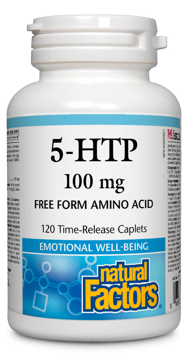 Natural Factors 5-HTP 100mg 120 capsules
