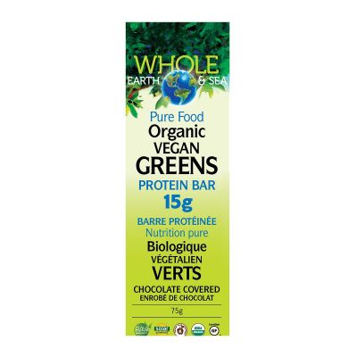 Whole earth & Sea Vegan Greens Protein Bar 15g Bar