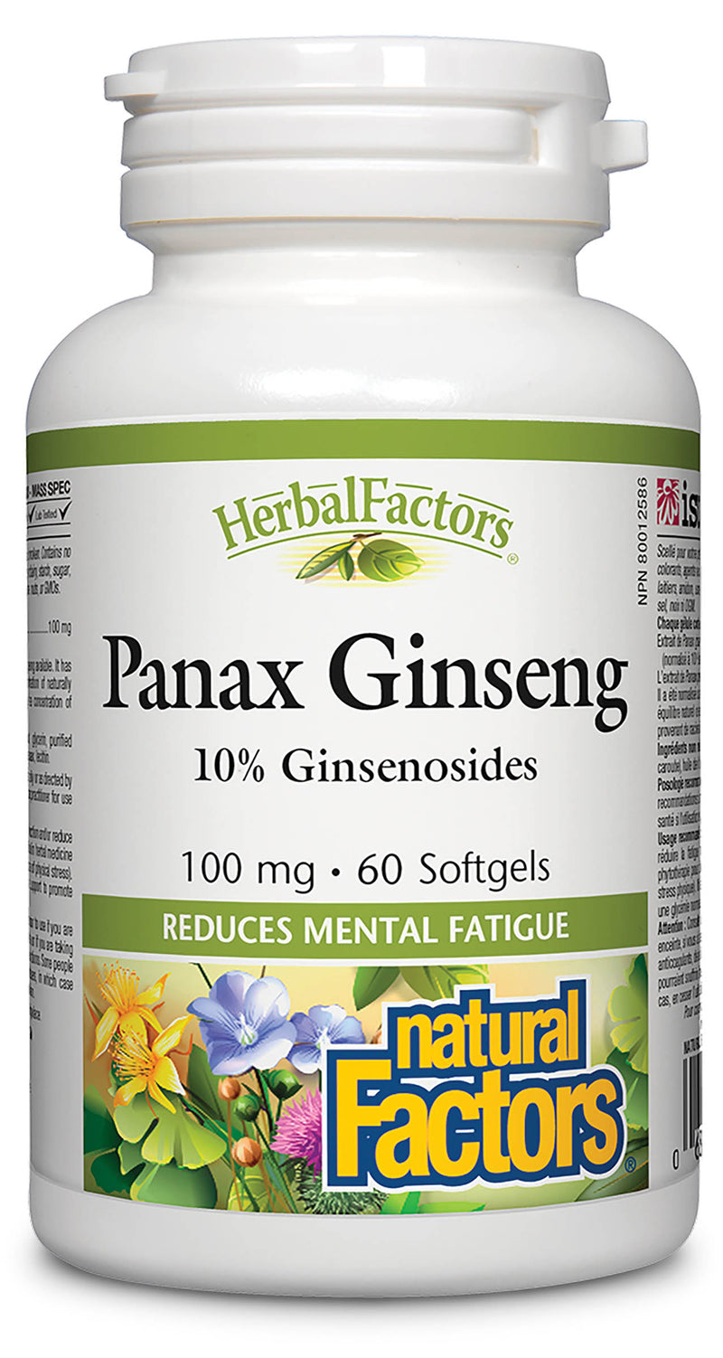 Natural Factors Panax Ginseng 60 softgels