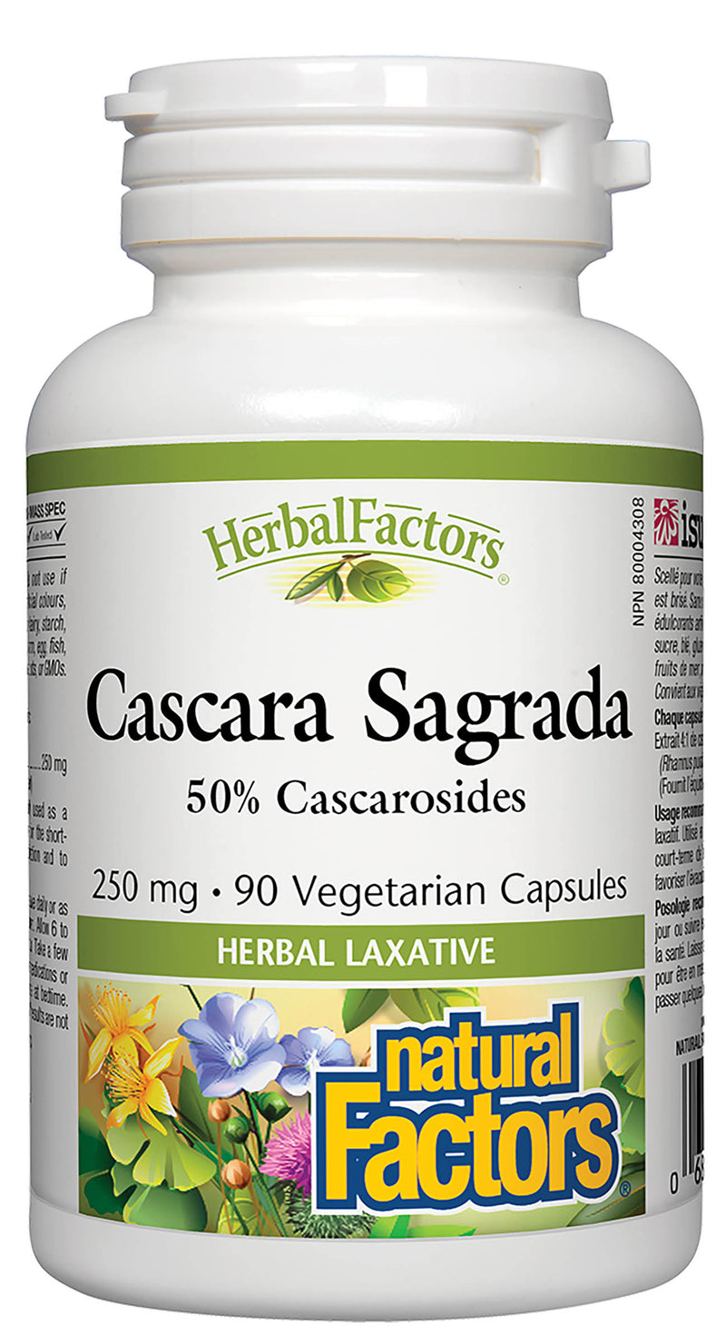 Natural Factors Cascara Sagrada 90 capsules