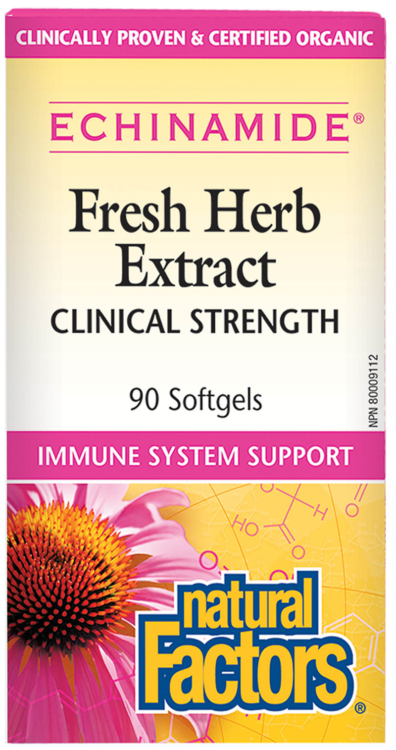 Natural Factors Echinamide Fresh Herb Extract 90 softgels