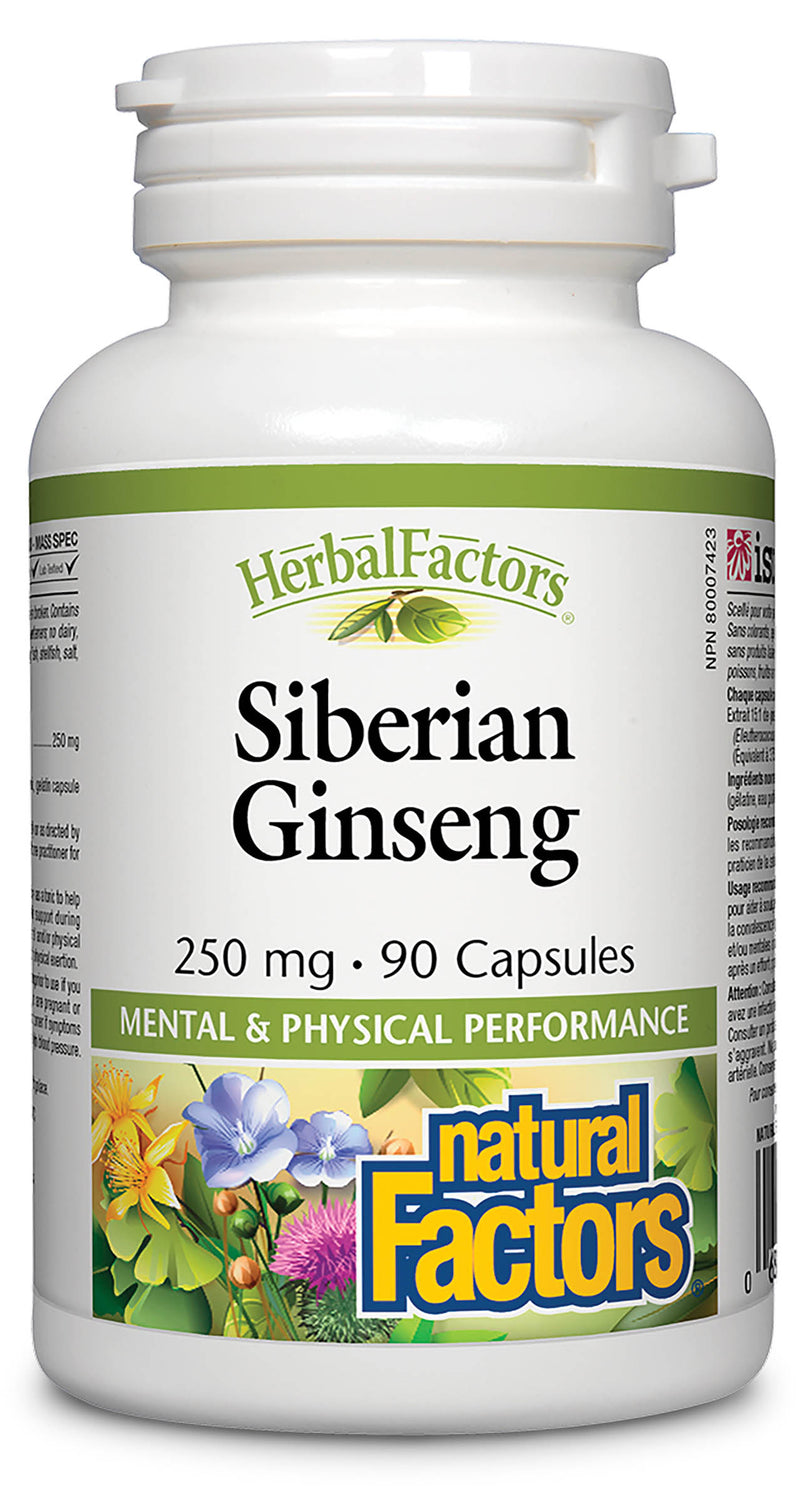 Natural Factors Siberian Ginseng 90 capsules