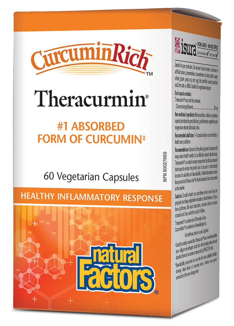 Natural Factors Curcumin Rich Theracurmin  60 caps