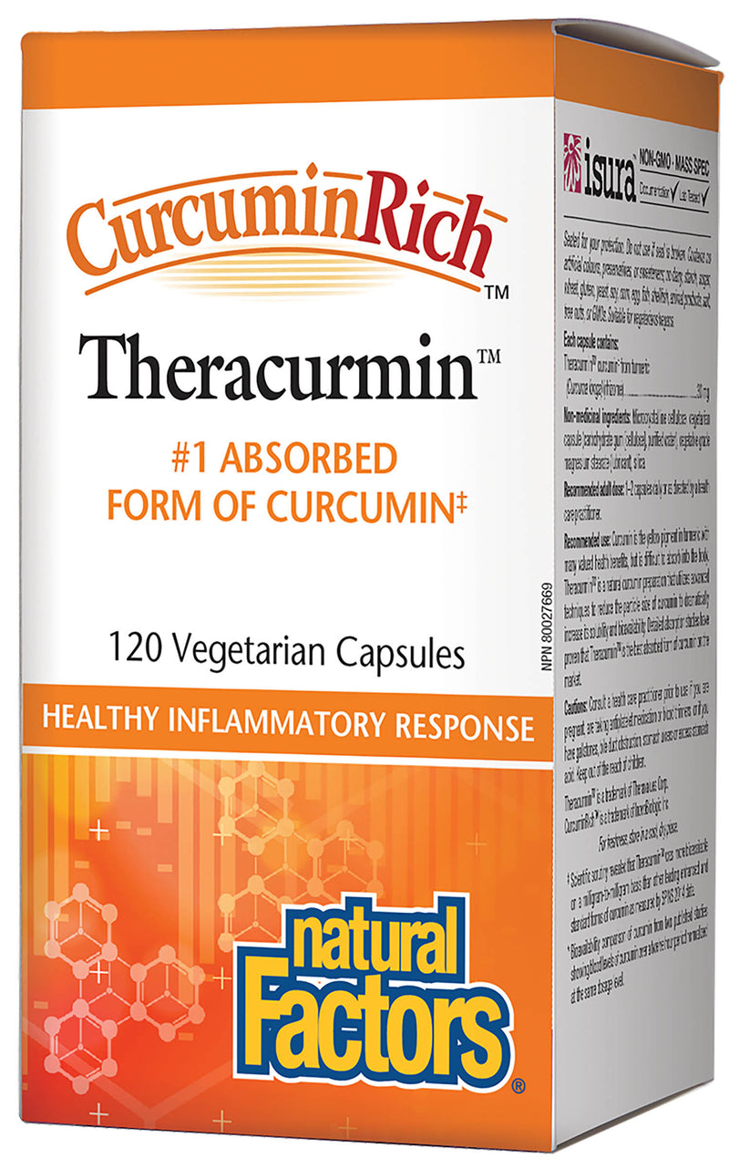 Natural Factors Curcumin Rich Theracurmin 120 caps