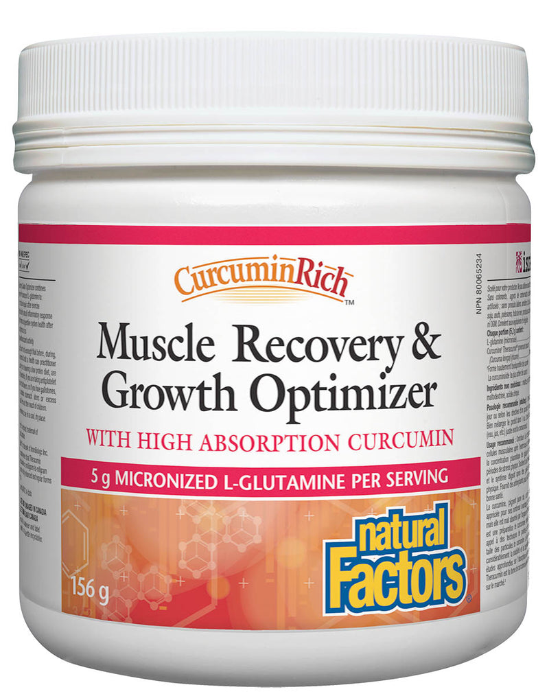 Natural Factors CurcuminRich Muscle Recovery & Growth Optimizer 156 G