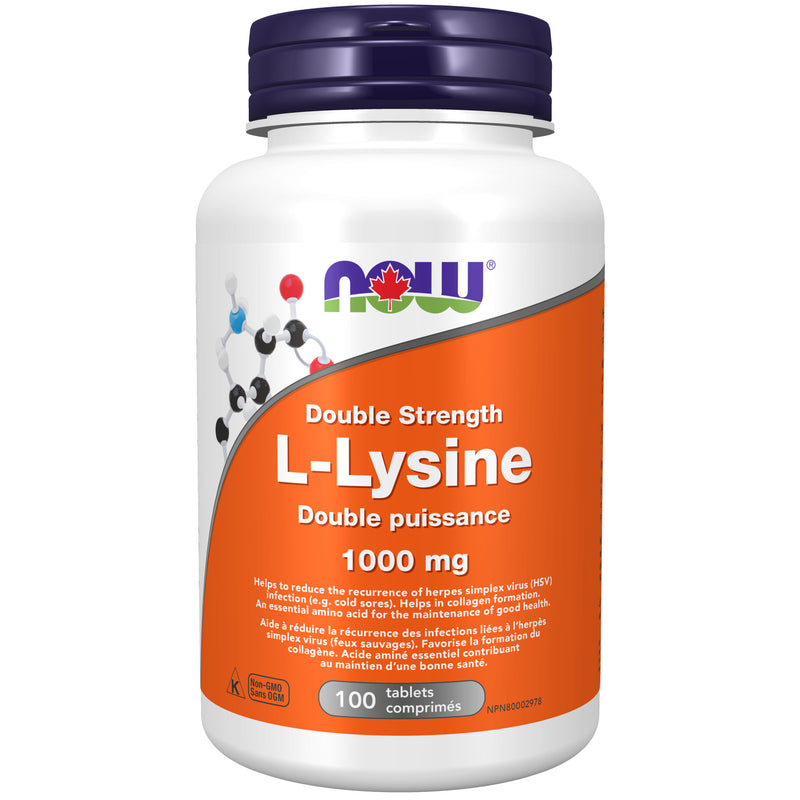 L-Lysine 1000mg, 100 Count