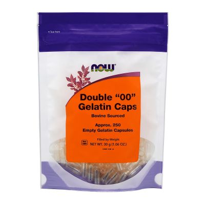 Now Double 00 Gelatin Capsules 250 capsules
