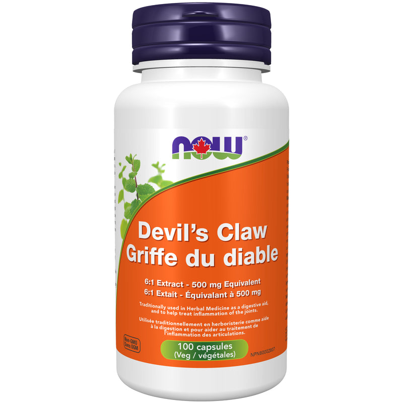 Devils Claw 500mg Vegetable Capsules, 100 Count