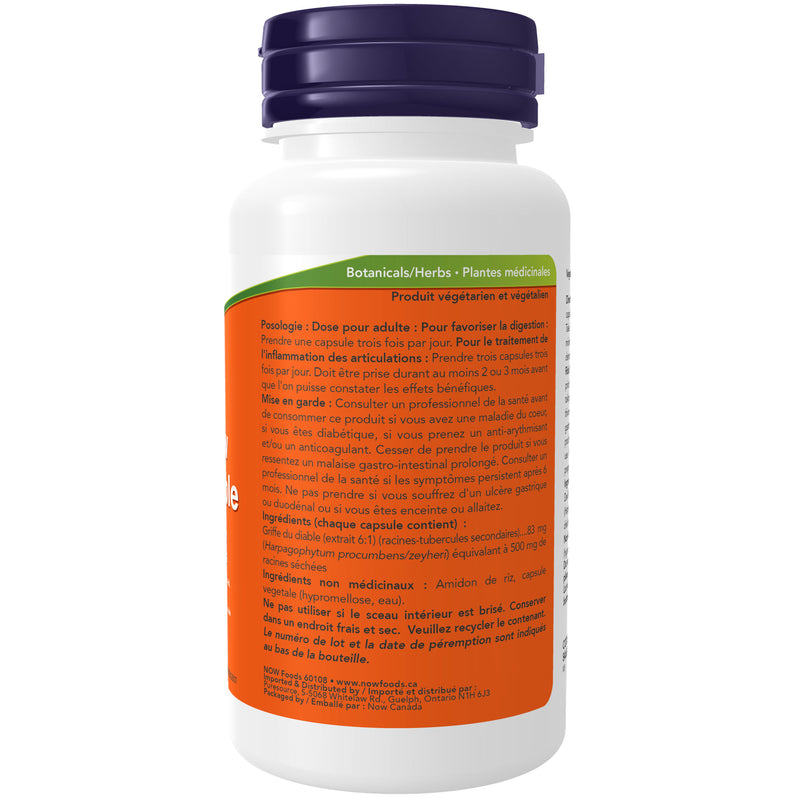 Devils Claw 500mg Vegetable Capsules, 100 Count