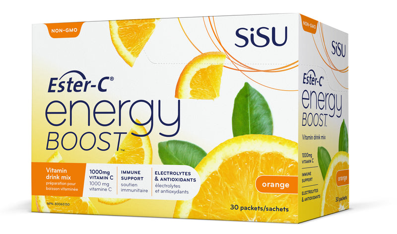 Sisu Ester-C Energy Boost 30 pack - Orange