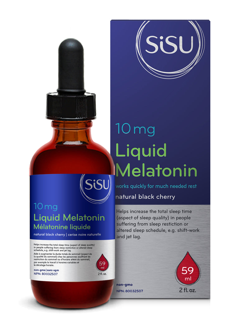 Sisu Liquid Melatonin 59ml - Black Cherry