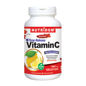 Nutridom Vitamin C 1000 mg Timed Release 120 Capsules