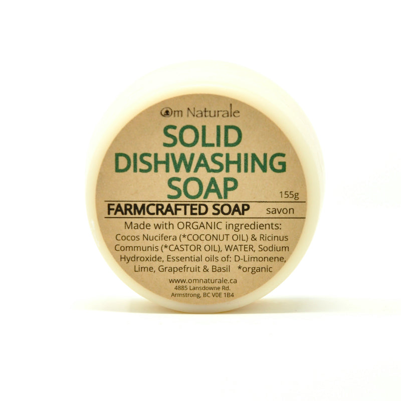 Om Naturale Solid Dishwashing Bar