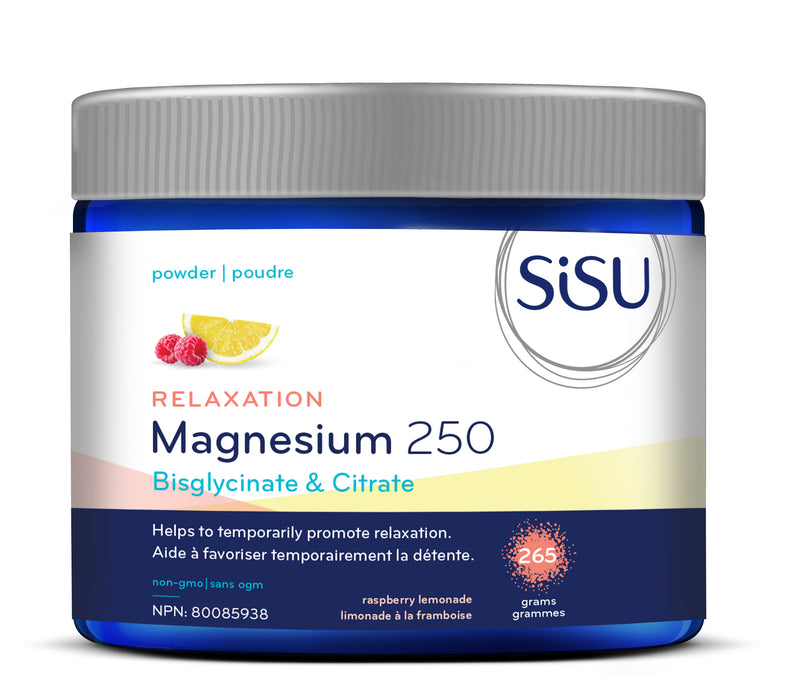 Sisu Magnesium 250mg Relaxation Blend 265g - Raspberry Lemonade