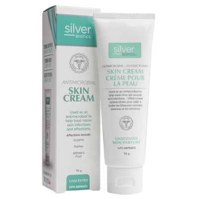 Silver Biotics Antimicrobial Skin Cream 96g - Unscented