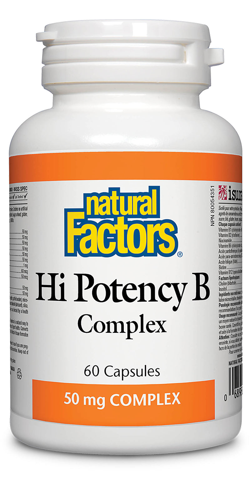 Natural Factors High Potency B Complex 60 caps