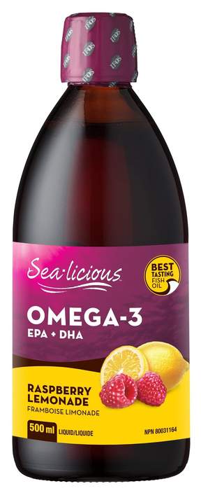 Sea-Licious Omega 3 500ml - Raspberry Lemonade