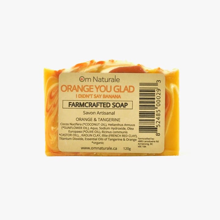 Om Naturale Soap Bar - ORANGE YOU GLAD
