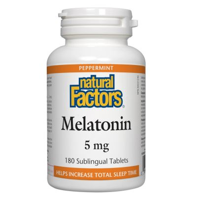 Natural Factors Melatonin 5mg 180 tablets