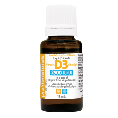 Prairie Naturals Vitamin D 2500IU 15ml