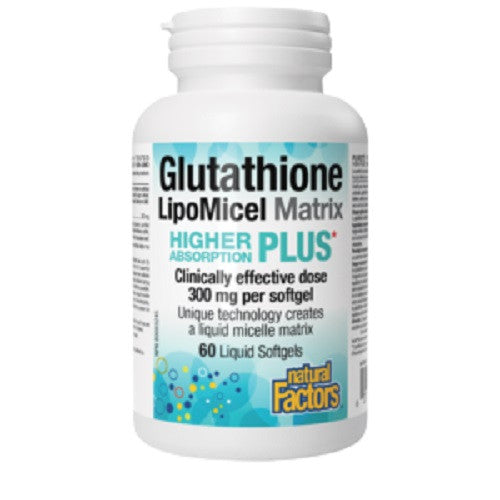 Natural Factors Lipomicel Glutathione 60 Softgels