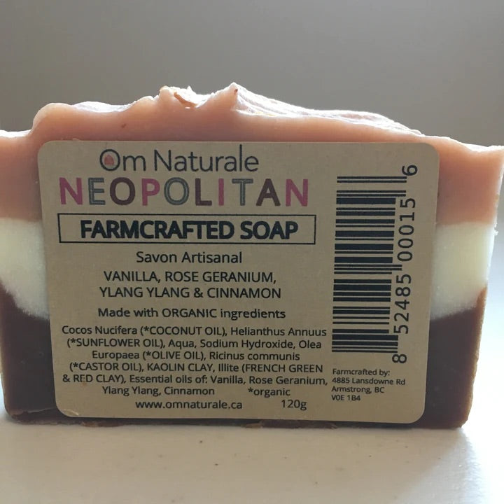 Om Naturale Soap Bar -  NEOPOLITAN